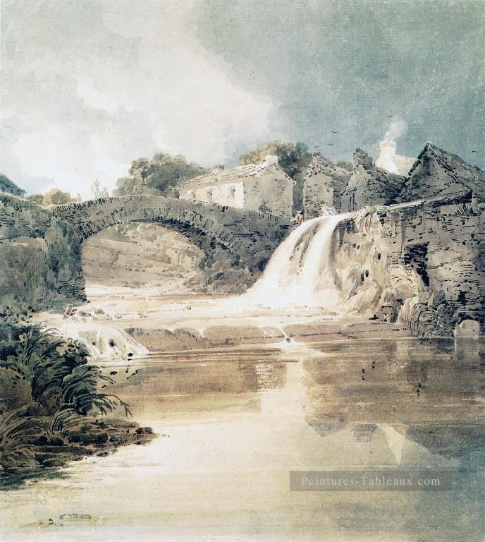 Hawe Thomas Girtin paysage aquarelle Peintures à l'huile